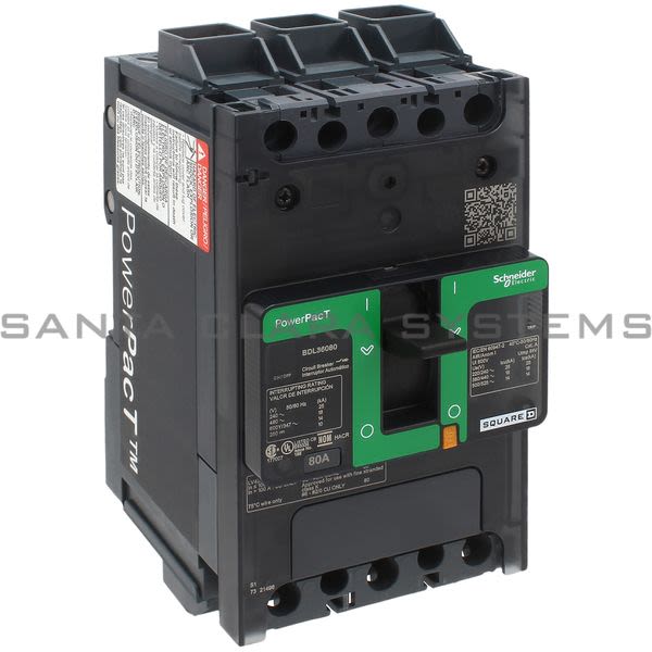 Schneider BDL36080 PowerPact B Circuit Breaker Product Image