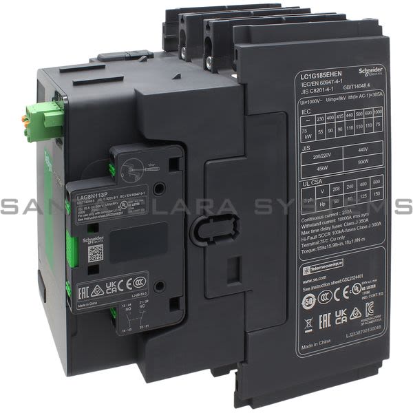 Schneider LC1G185EHEN Contactor Product Image