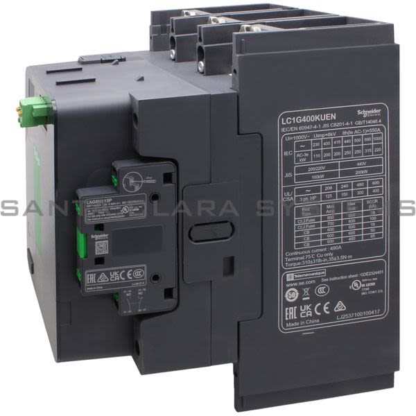 Schneider LC1G400KUEN Contactor Product Image