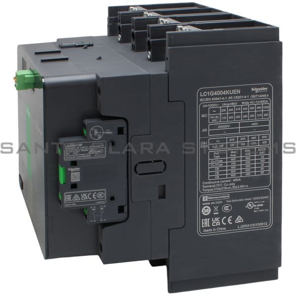Schneider LC1G4004KUEN Contactor Product Image