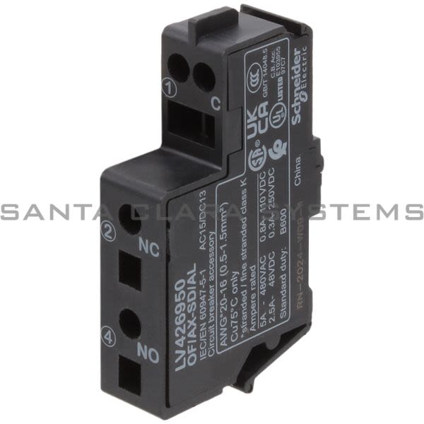 Schneider LV426950 Standard Auxilliary Contact Product Image