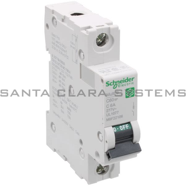Schneider M9F22106 Circuit Breaker Product Image