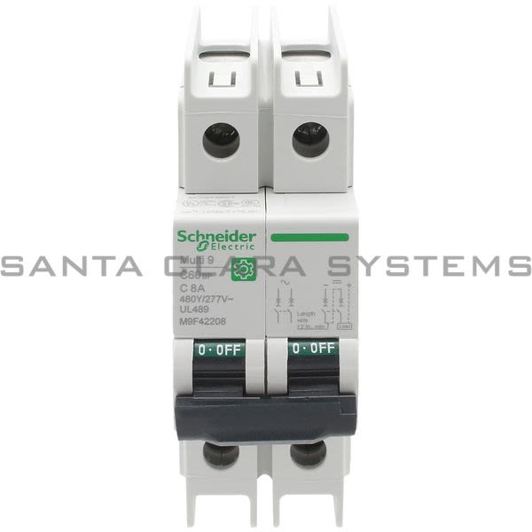 Schneider M9F42208 Miniature Circuit Breaker Product Image