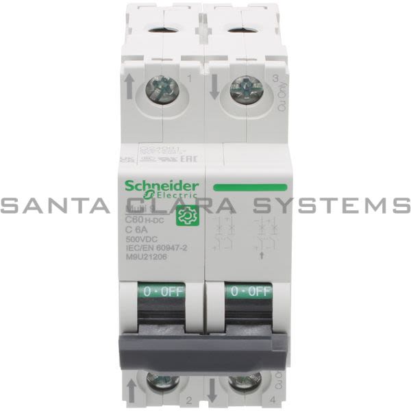 Schneider M9U21206 Miniature Circuit Breaker Product Image
