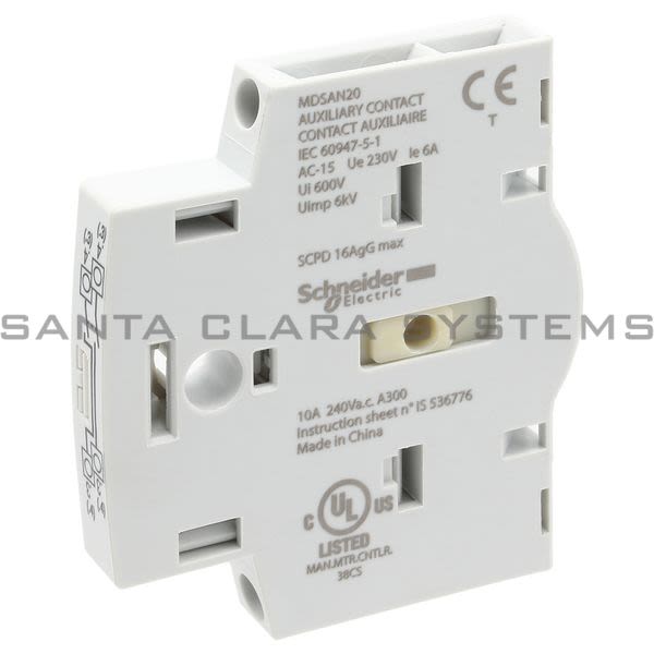 Schneider MDSAN20 Auxiliary Contact Product Image