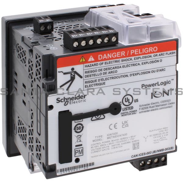 Schneider METSEION7400 PowerLogic ION7400 Panel Mount Meter Product Image