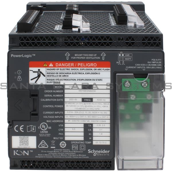 Schneider METSEION92030 PowerLogic ION9000 Meter Product Image