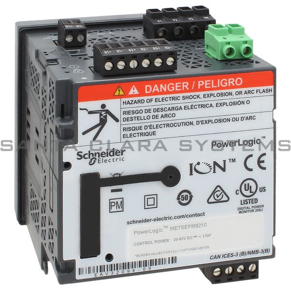Schneider METSEPM8210 PowerLogic PM8000 - PM8210 LV DC - Panel Mount Meter Product Image