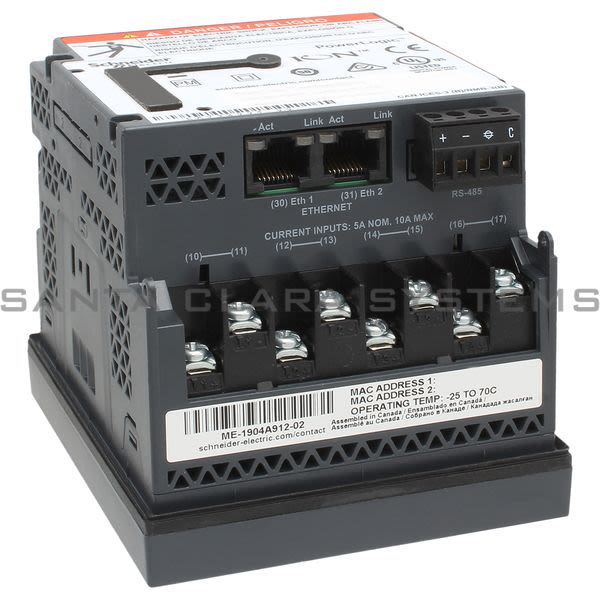 Schneider METSEPM8210 PowerLogic PM8000 - PM8210 LV DC - Panel Mount Meter Product Image