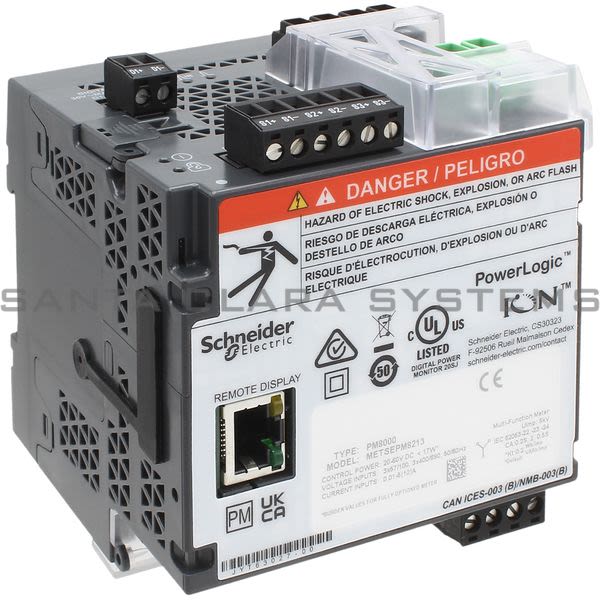 Schneider METSEPM8213 PowerLogic PM8000 - PM8213 LV DC - DIN rail mount meter - intermediate metering Product Image