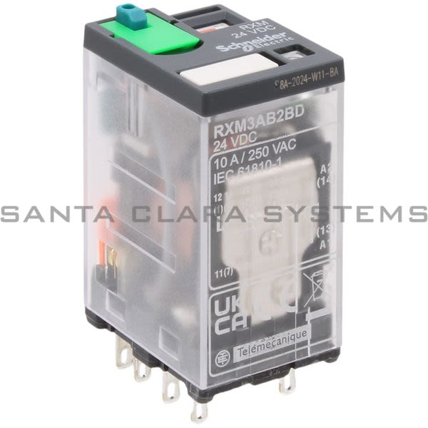 Schneider RXM3AB2BD Miniature Plug In Relay Product Image