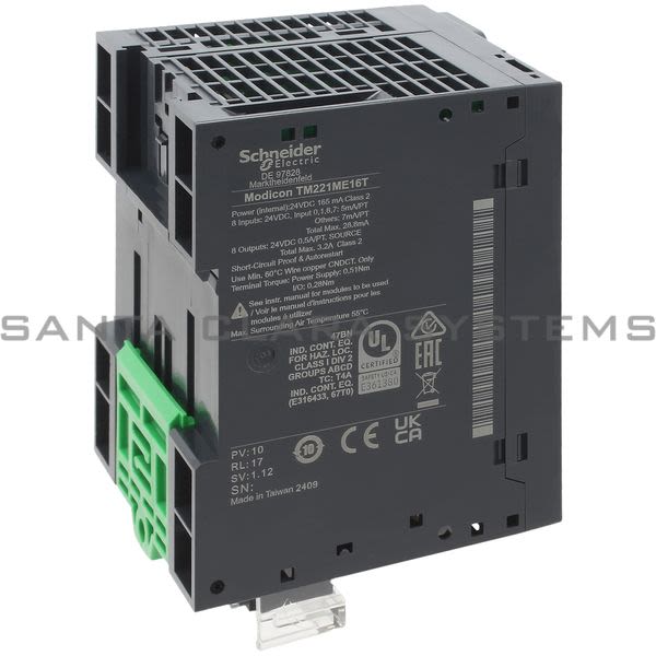 Schneider TM221ME16T Logic Controller Product Image