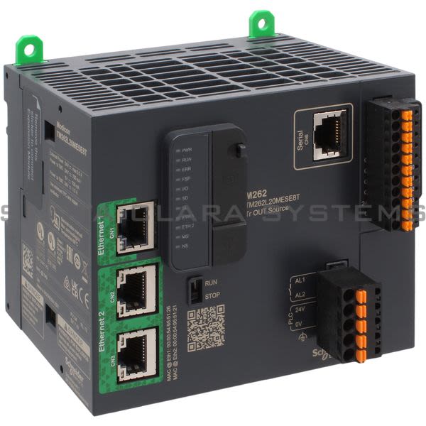 Schneider TM262L20MESE8T Logic controller, Modicon M262, 3ns/instruction, Ethernet Product Image
