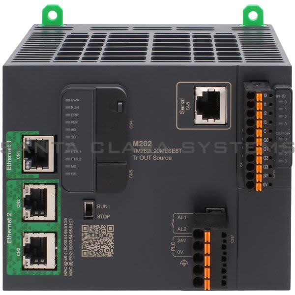 Schneider TM262L20MESE8T Logic controller, Modicon M262, 3ns/instruction, Ethernet Product Image