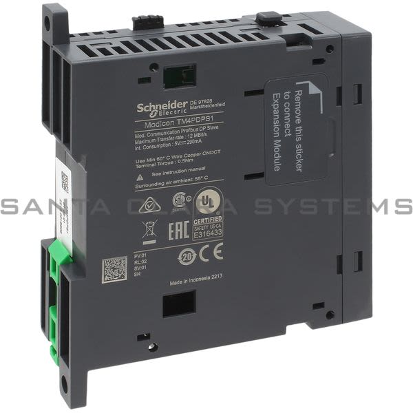 Schneider TM4PDPS1 Module Network TM4 1 Profibus DP Slave Product Image