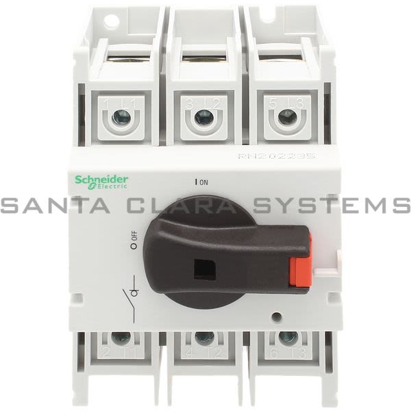 Schneider VLS3P063R2 TeSys VLS - Body switch disconnector - 3 poles - 63 A - on DIN rail Product Image