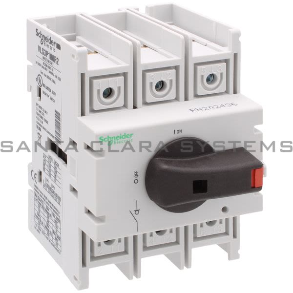 Schneider VLS3P100R2 TeSys VLS - Body switch disconnector - 3 poles - 100 A - on DIN rail Product Image