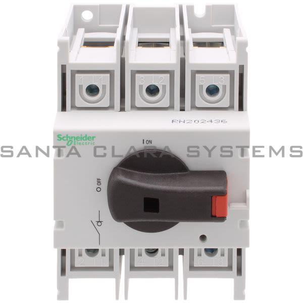 Schneider VLS3P100R2 TeSys VLS - Body switch disconnector - 3 poles - 100 A - on DIN rail Product Image