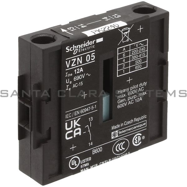 Schneider VZN05  Auxiliary Contact Block Product Image