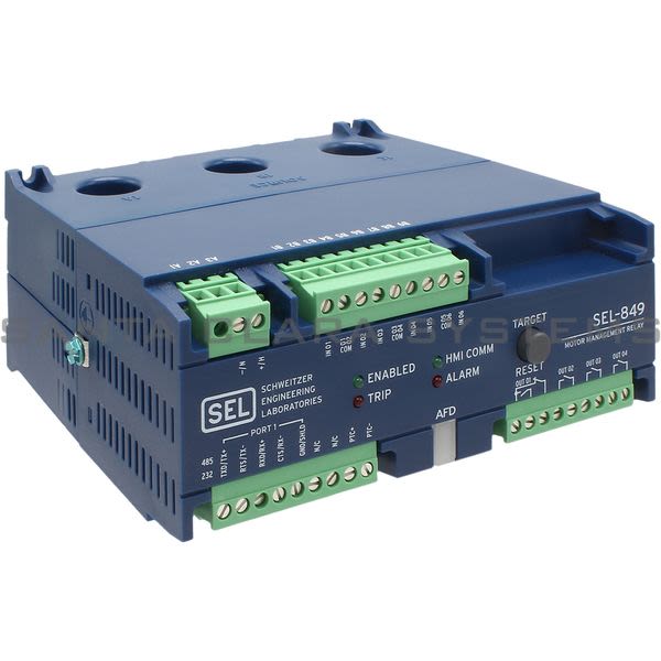 Schweitzer Engineering 084900101000000 Motor Management Relay | SEL-849 Product Image