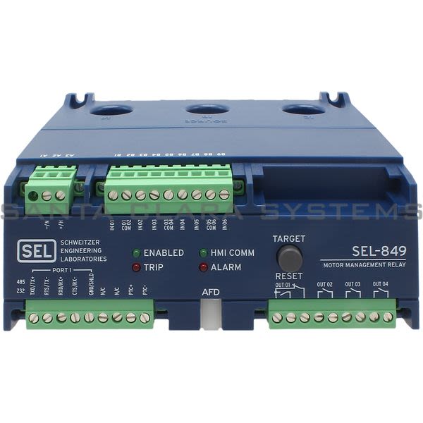 Schweitzer Engineering 084900101000000 Motor Management Relay | SEL-849 Product Image