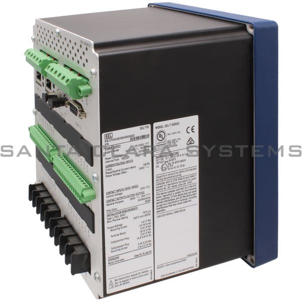 Schweitzer Engineering Laboratories (SEL) 071001A0X9X0X850600 Motor Protection Relay Product Image