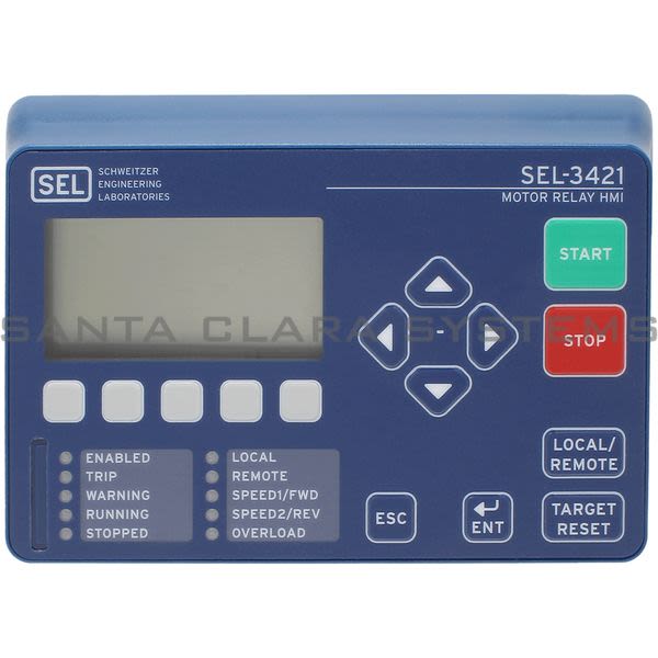 Schweitzer Engineering Laboratories (SEL) SEL-3421 Motor Relay HMI with LCD Product Image