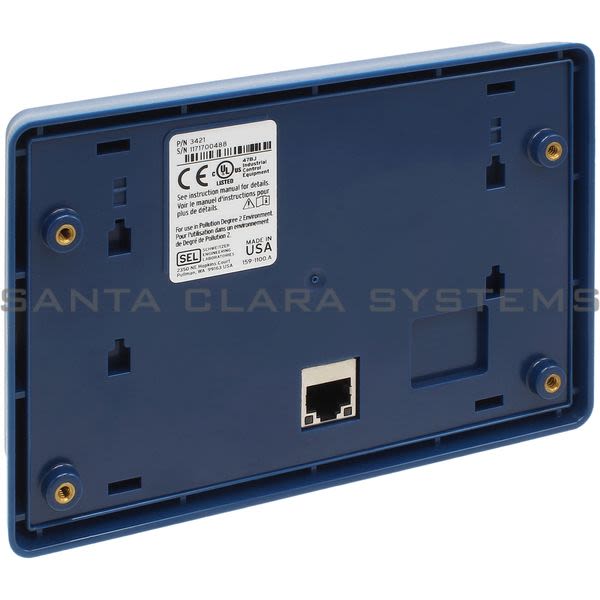 Schweitzer Engineering Laboratories (SEL) SEL-3421 Motor Relay HMI with LCD Product Image