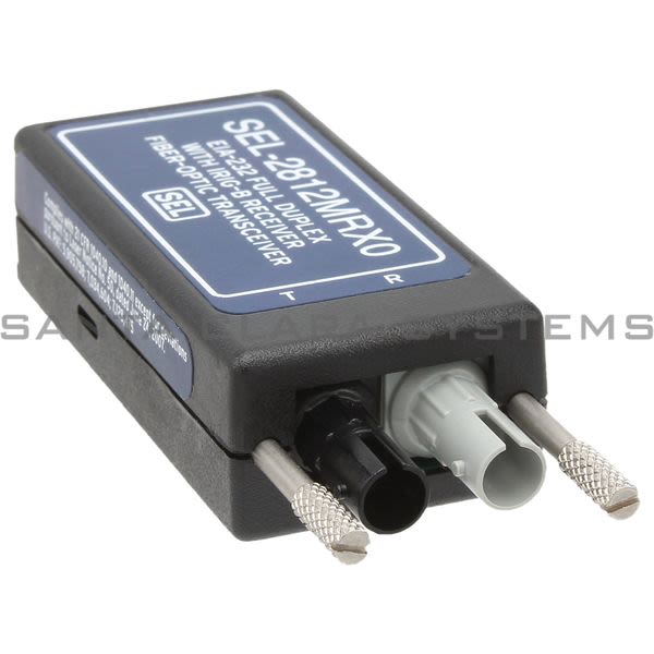 SEL2812MRX0 Schweitzer Engineering FiberOptic Transceivers With IRIGB Santa Clara Systems