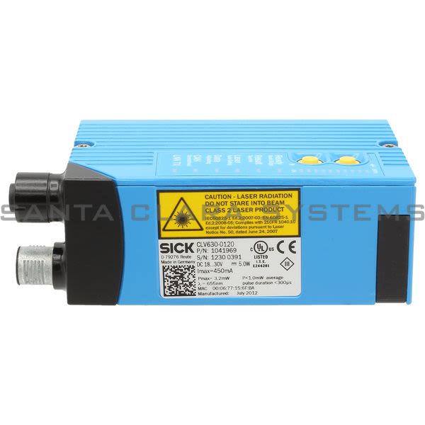 Sick CLV630-0120 Barcode Line Scanner Long Range | 1041969 Product Image