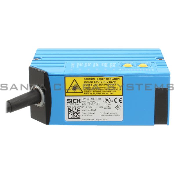 Sick CLV630-1001S01 Barcode Scanner | 1049007 Product Image