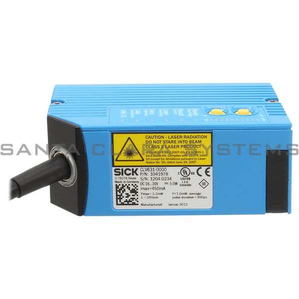 Sick CLV631-0000 Barcode Scanner | 1041978 Product Image
