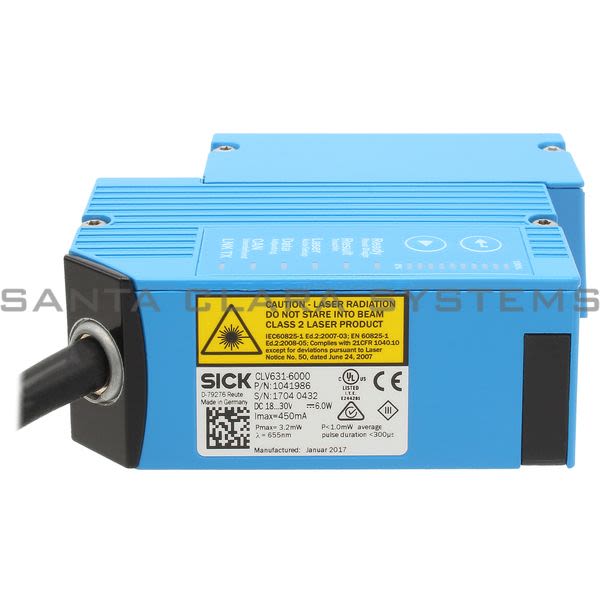 Sick CLV631-6000 Bar Code Scanner Mid Range | 1041986 Product Image