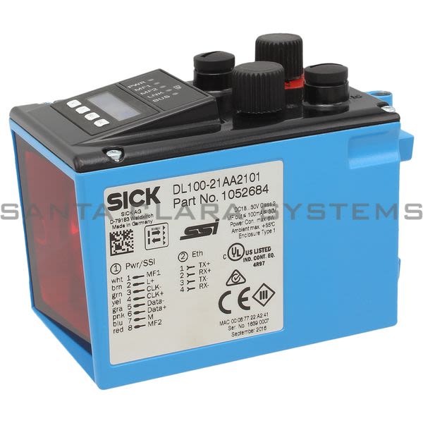 Sick DL100-21AA2101 Long Range Distance Sensor | 1052684 Product Image