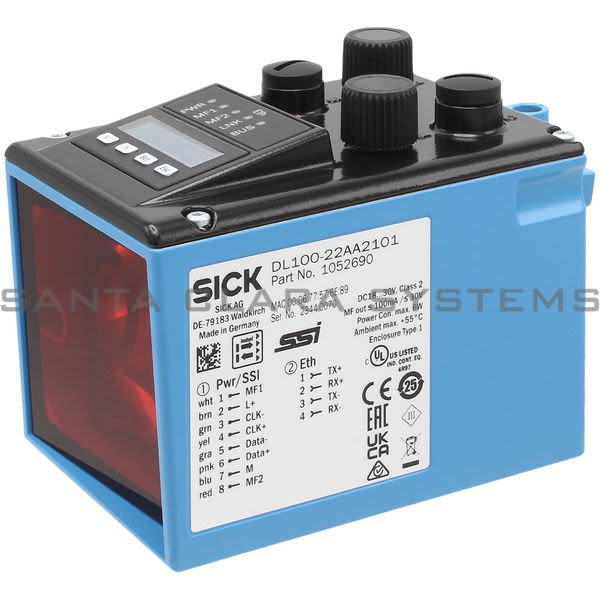Sick DL100-22AA2101 Optical Distance Sensor Product Image