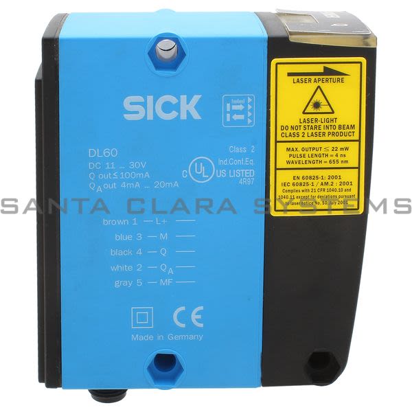 Sick DL60-P111B0210 Mid Range Distance Sensor | 1026362 Product Image