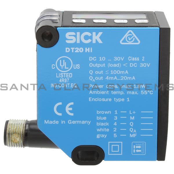 Sick DT20-P214B Short Range Distance Sensors Displacement | 1040012 Product Image