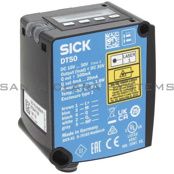 Sick DT50-P1123 Distance Sensor Product Image