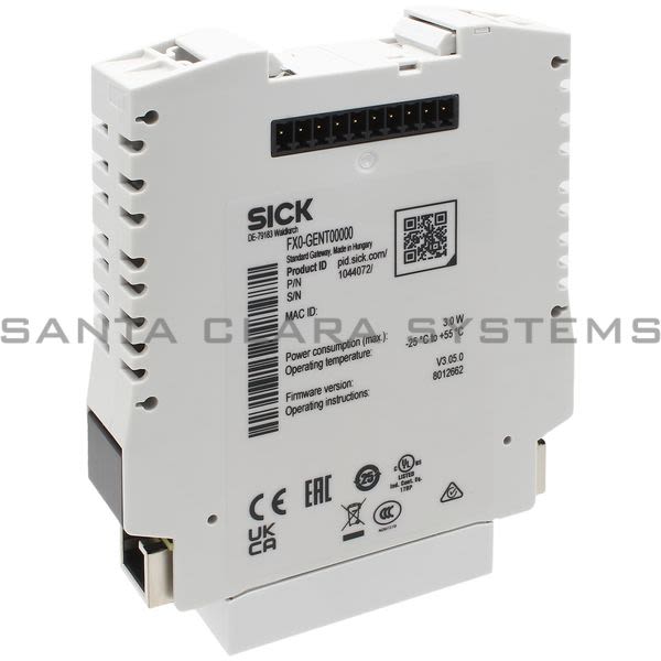 Sick FX0-GENT00000 Flexi Soft Ethernet Gateway Module | 1051432 Product Image