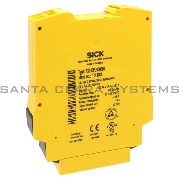 Sick FX3-CPU000000 Safety Controller Product Image