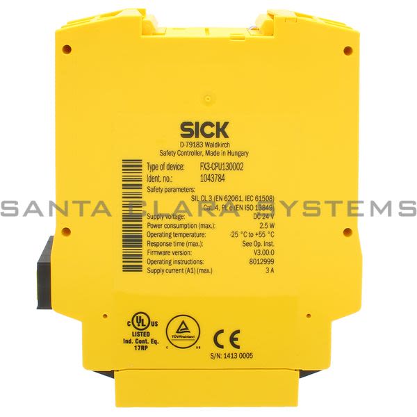 Sick FX3-CPU130002 Safety Controller Product Image
