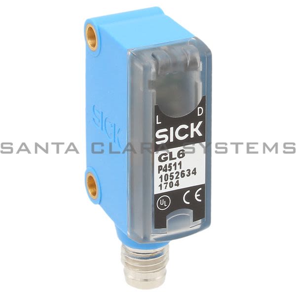 Sick GL6-P4511 Photoelectric Retro-Reflective Sensor Standard Optics | 1052634 Product Image