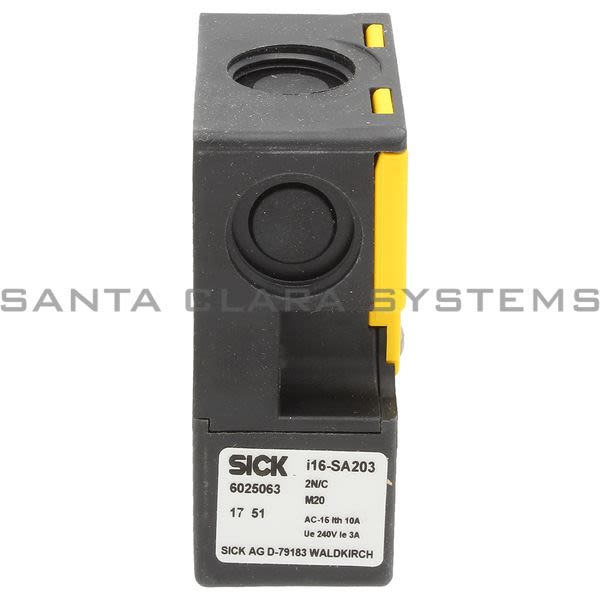 Sick I16-SA203 Electro-mechanical Safety Switch  | 6025063 Product Image