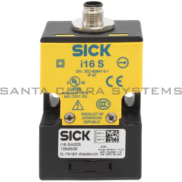 Sick I16-SA205 Electro-Mechanical Safety Switch | 1064508 Product Image