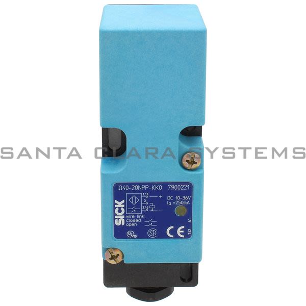 Sick IQ40-20NPP-KK0 Inductive Proximity Sensor Unshielded 3-Wire | 7900221 Product Image