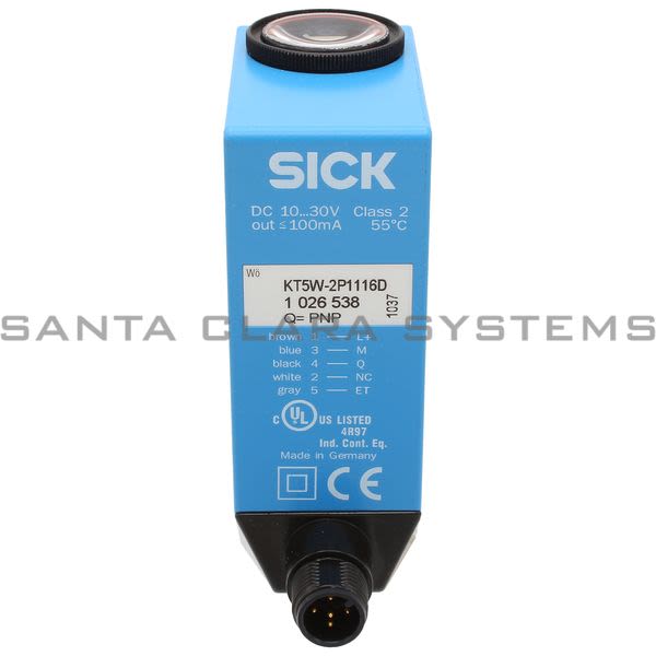 Sick KT5W-2P1116D Optical Contrast Color Registration Sensor | 1026538 Product Image