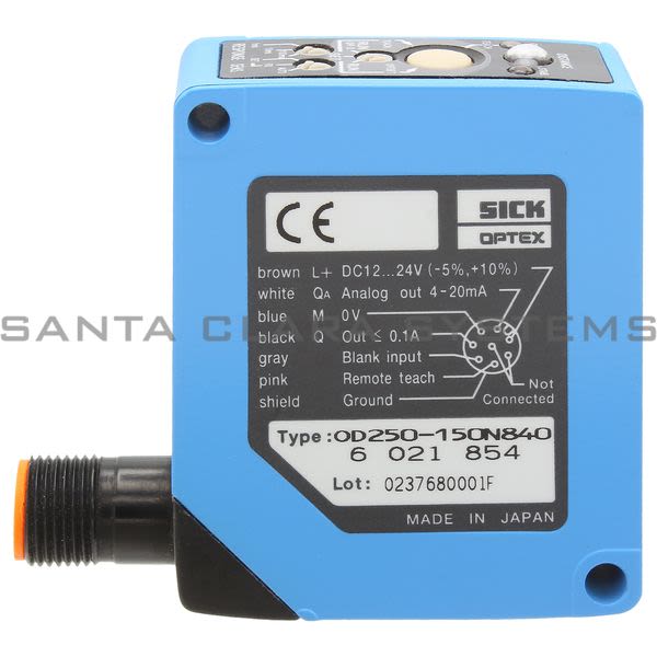Sick OD250-150N840 Sensor Short Range Displacement | 6021854 Product Image
