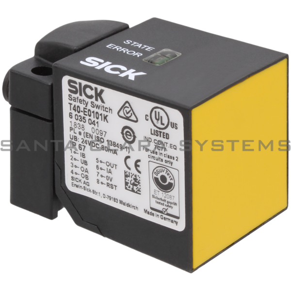 Sick T40-E0101K Transponder Safety Sensor | 6035041 Product Image
