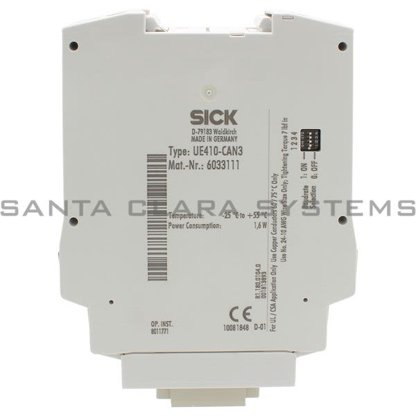 Sick UE410-CAN3 Canopen Diagnostic Module Product Image