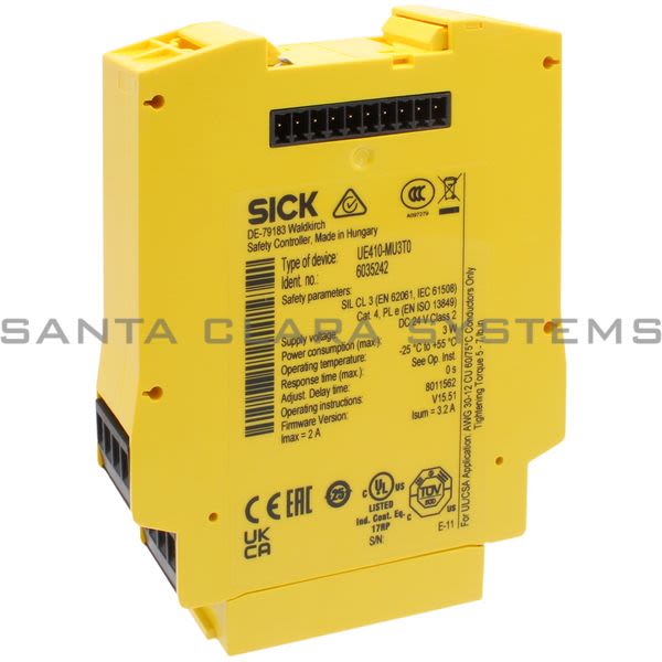 Sick UE410-MU3T0 Safety Controller | 6035242 Product Image